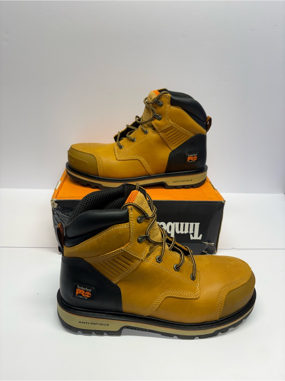 Timberland PRO Men's Wheat and Black Work Boots / no original box/
